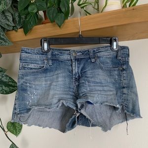 Vigoss Jean Distressed Shorts, 28